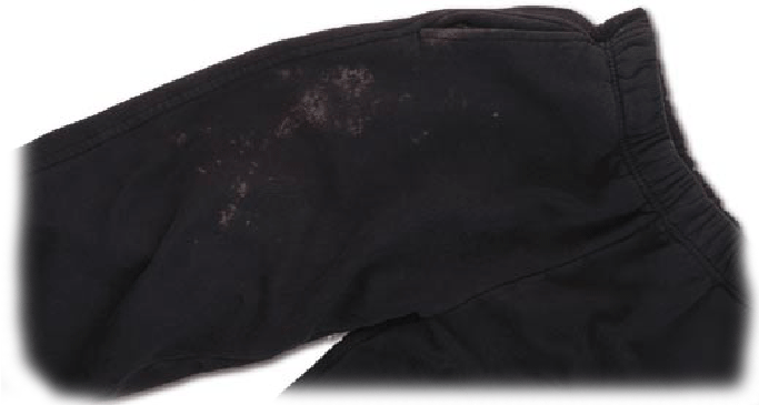 Colour spots appearing on clothes washing in a washing machine