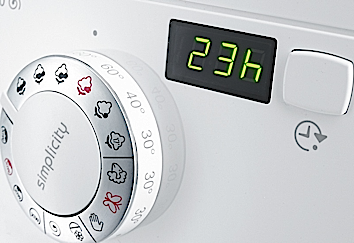 Delayed start function on a Gorenje washing machine