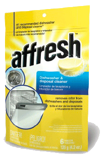 Affresh dishwasher and waste disposal cleaner