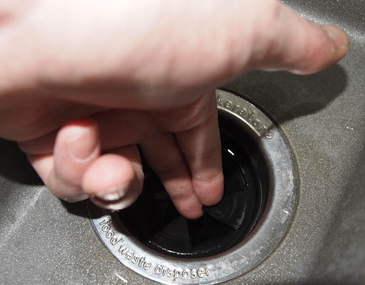 Getting into the garbage disposal to clean it